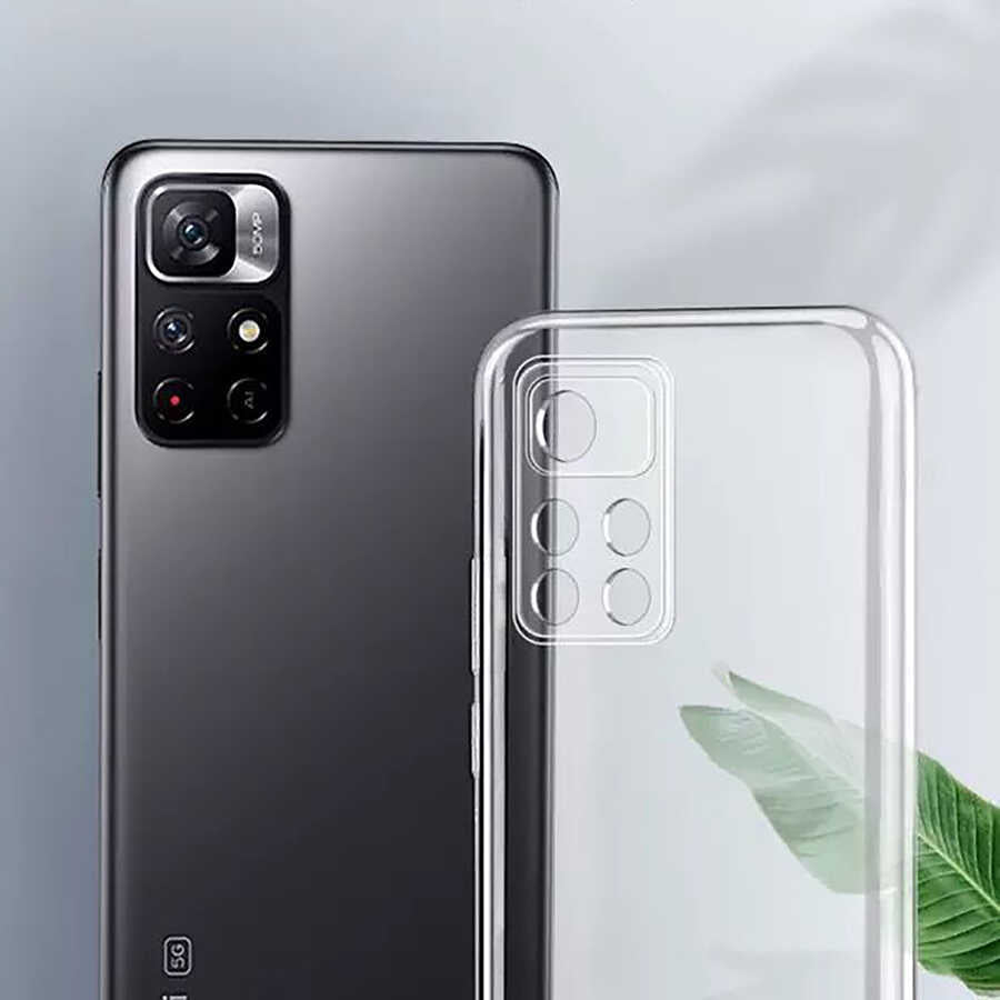 Xiaomi Poco M4 Pro 5G Kılıf Zore Süper Silikon Kapak Renksiz