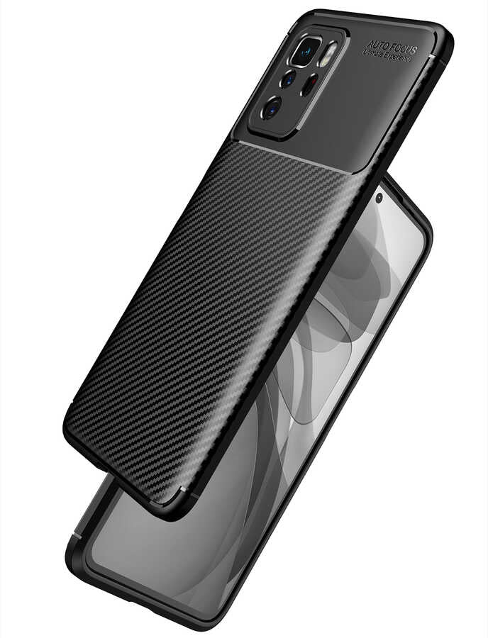 Xiaomi Poco X3 GT Kılıf Zore Negro Silikon Kapak Kahverengi