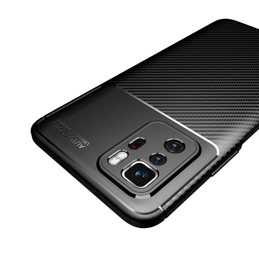 Xiaomi Poco X3 GT Kılıf Zore Negro Silikon Kapak Kahverengi