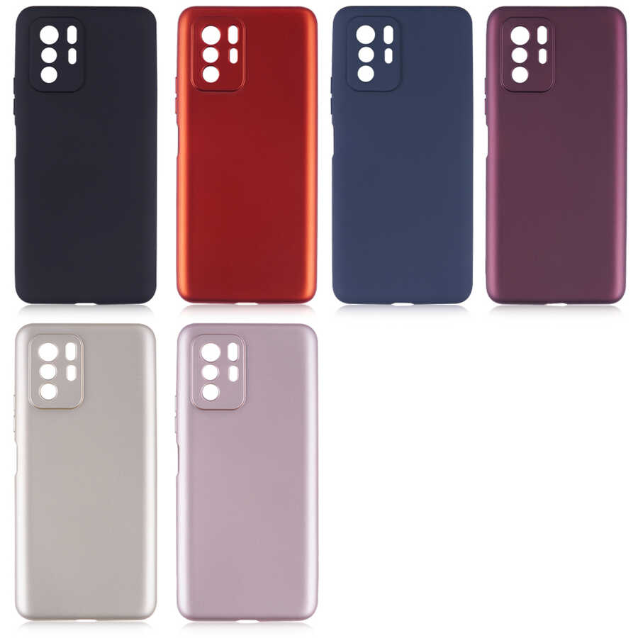 Xiaomi Poco X3 GT Kılıf Zore Premier Silikon Kapak Mürdüm