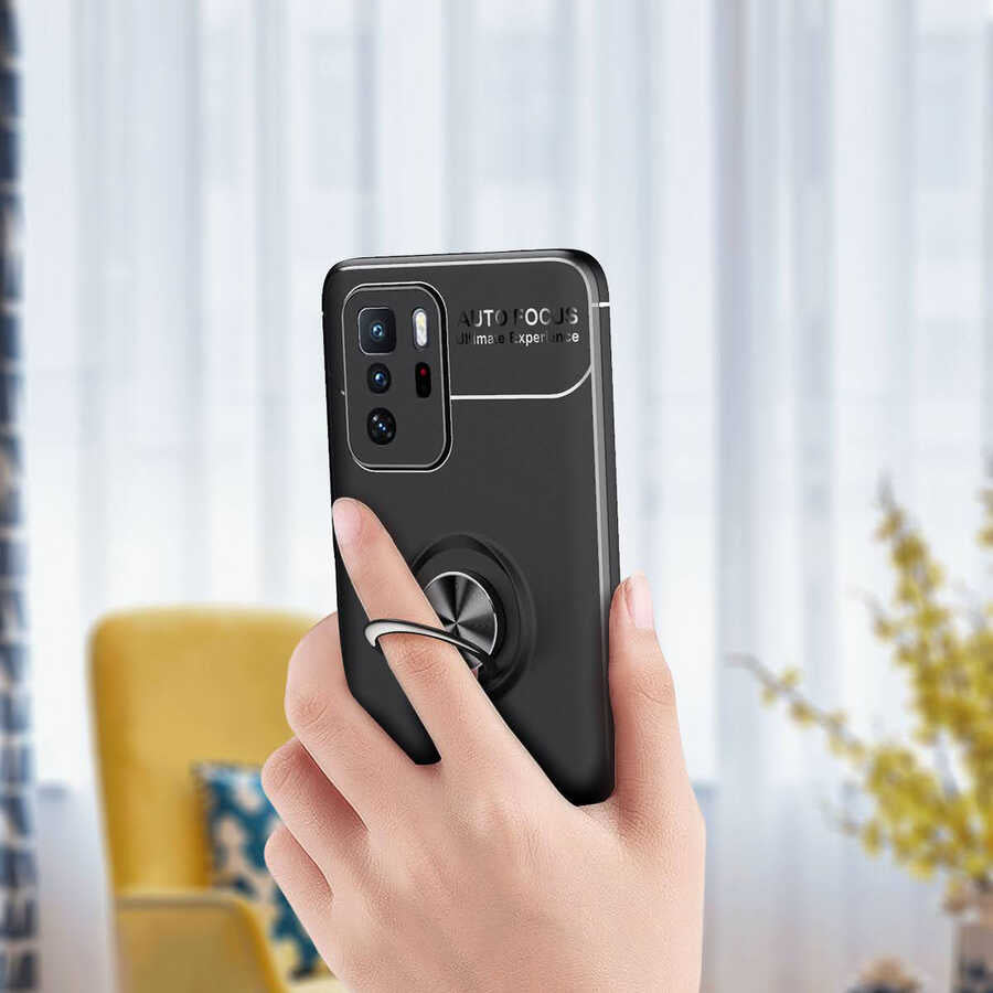 Xiaomi Poco X3 GT Kılıf Zore Ravel Silikon Kapak Siyah