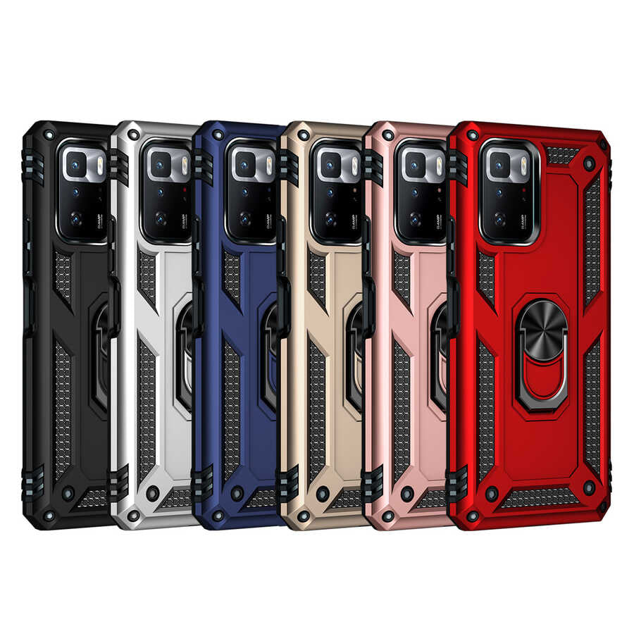 Xiaomi Poco X3 GT Kılıf Zore Vega Kapak Rose Gold