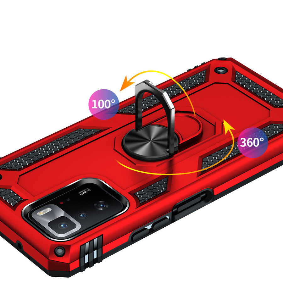 Xiaomi Poco X3 GT Kılıf Zore Vega Kapak Gold