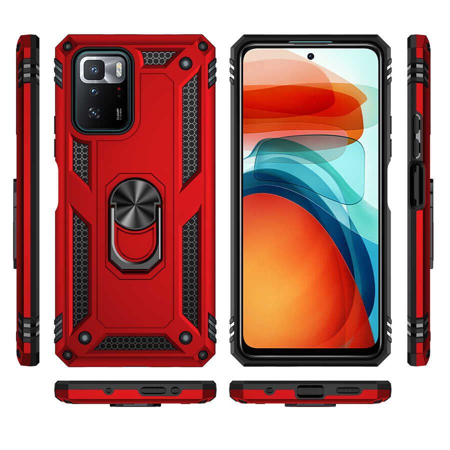 Xiaomi Poco X3 GT Kılıf Zore Vega Kapak Gri