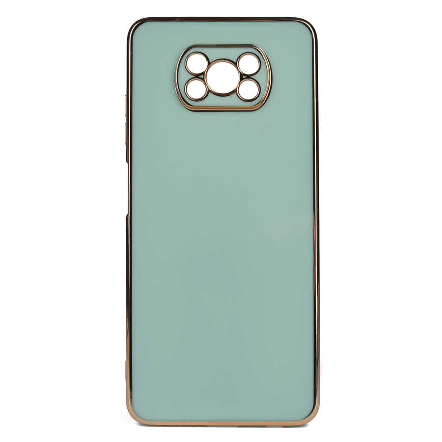 Xiaomi Poco X3 Kılıf Zore Bark Kapak Koyu Yeşil