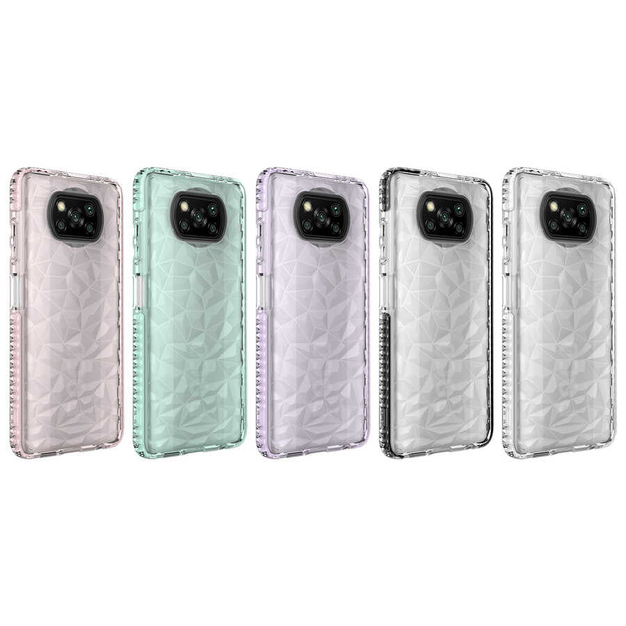 Xiaomi Poco X3 Kılıf Zore Buzz Kapak Yeşil