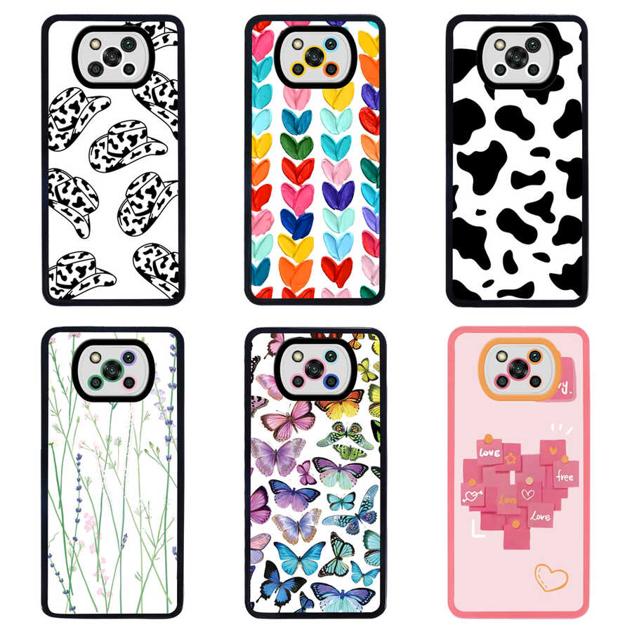 Xiaomi Poco X3 Kılıf Zore M-Fit Desenli Kapak Hat No5