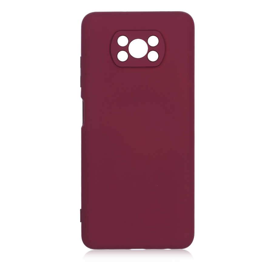 Xiaomi Poco X3 Kılıf Zore Mara Lansman Kapak Koyu Mor