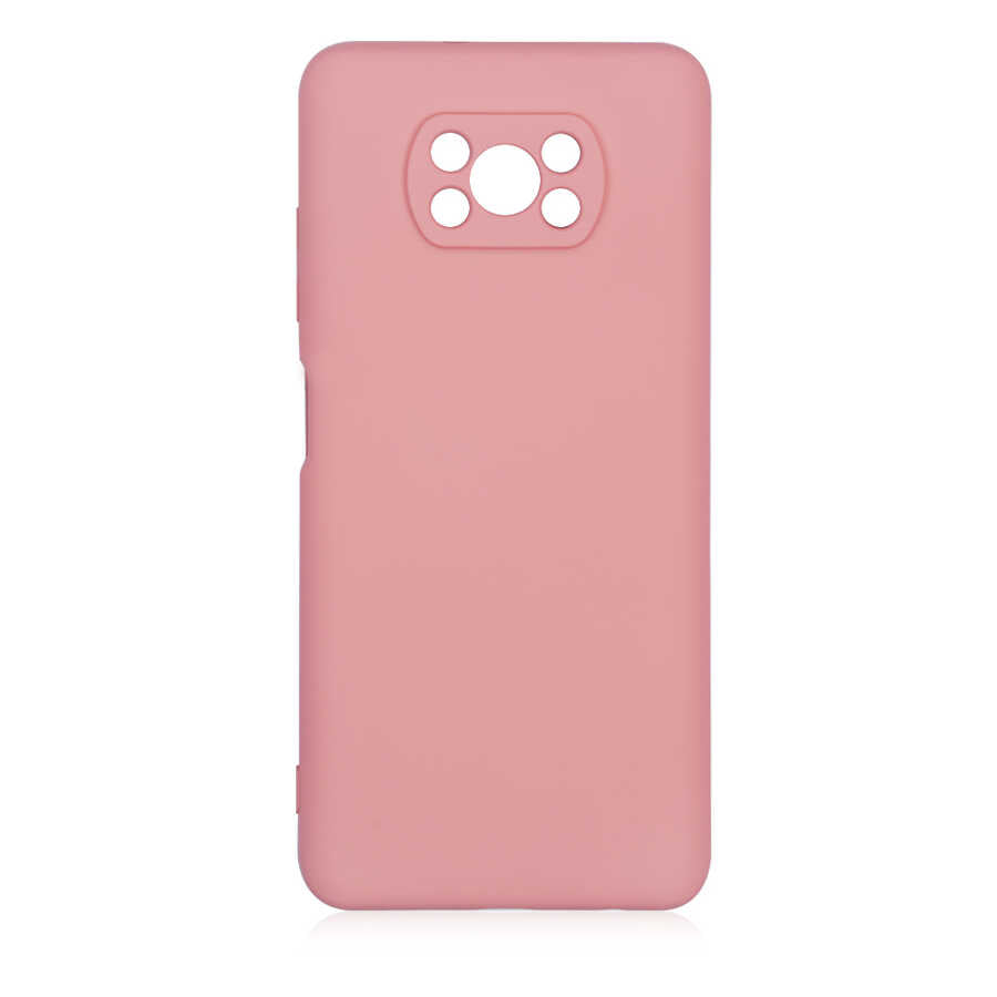 Xiaomi Poco X3 Kılıf Zore Mara Lansman Kapak Pembe Açık
