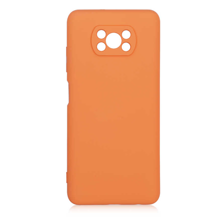 Xiaomi Poco X3 Kılıf Zore Mara Lansman Kapak Turuncu