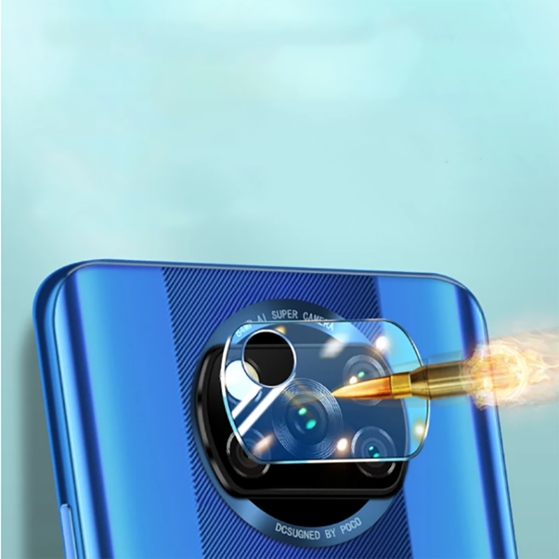 Xiaomi Poco X3 Zore Nano Kamera Koruyucu Renksiz