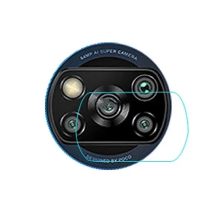 Xiaomi Poco X3 Zore Nano Kamera Koruyucu Renksiz