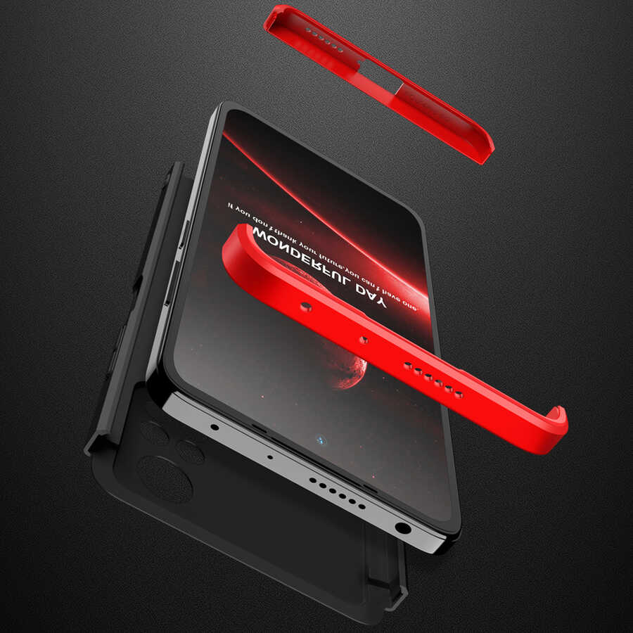 Xiaomi Poco X4 Pro 5G Kılıf Zore Ays Kapak Siyah-Mavi