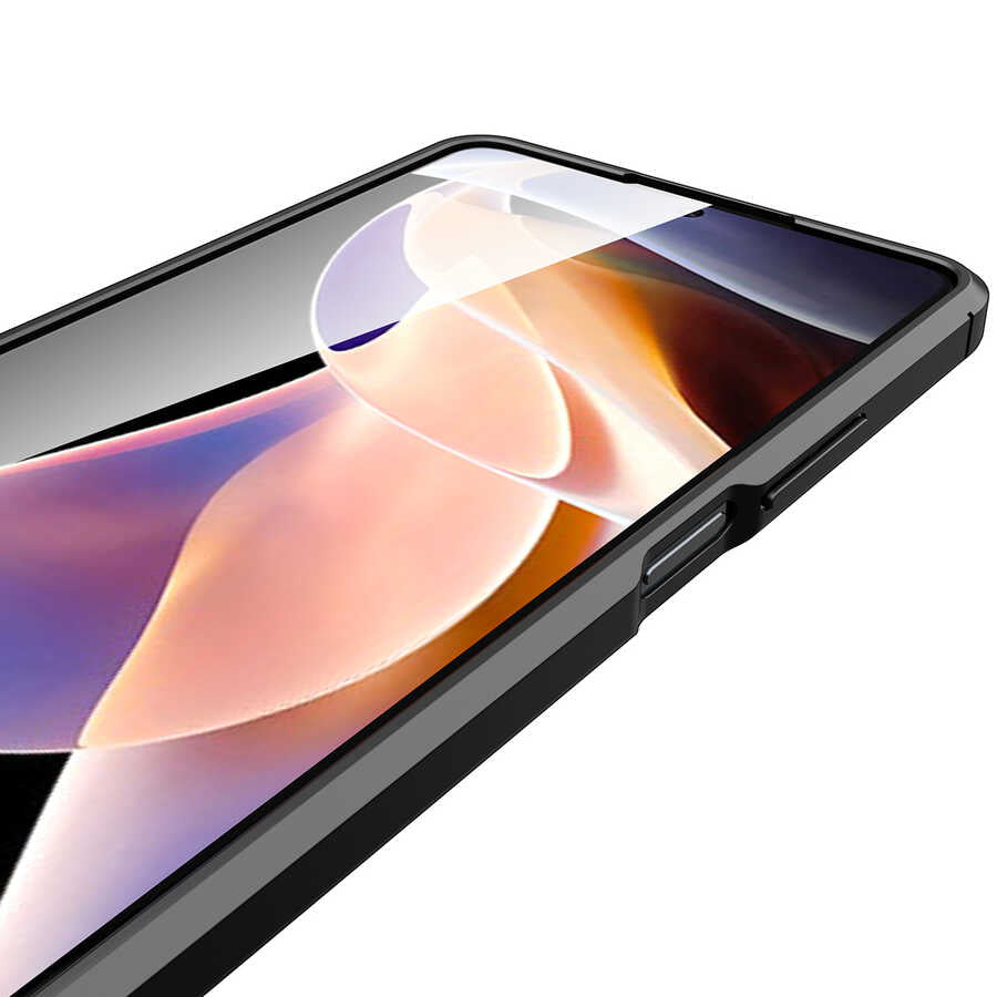 Xiaomi Poco X4 Pro 5G Kılıf Zore Niss Silikon Kapak Siyah