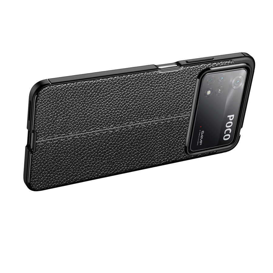 Xiaomi Poco X4 Pro 5G Kılıf Zore Niss Silikon Kapak Lacivert