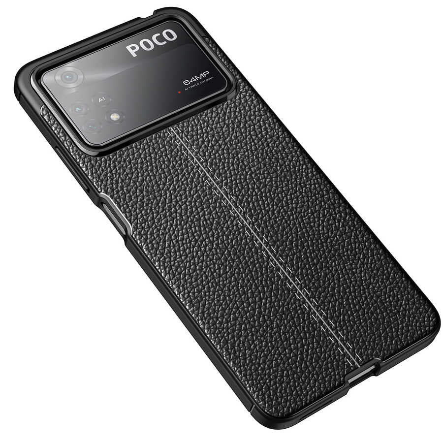 Xiaomi Poco X4 Pro 5G Kılıf Zore Niss Silikon Kapak Lacivert