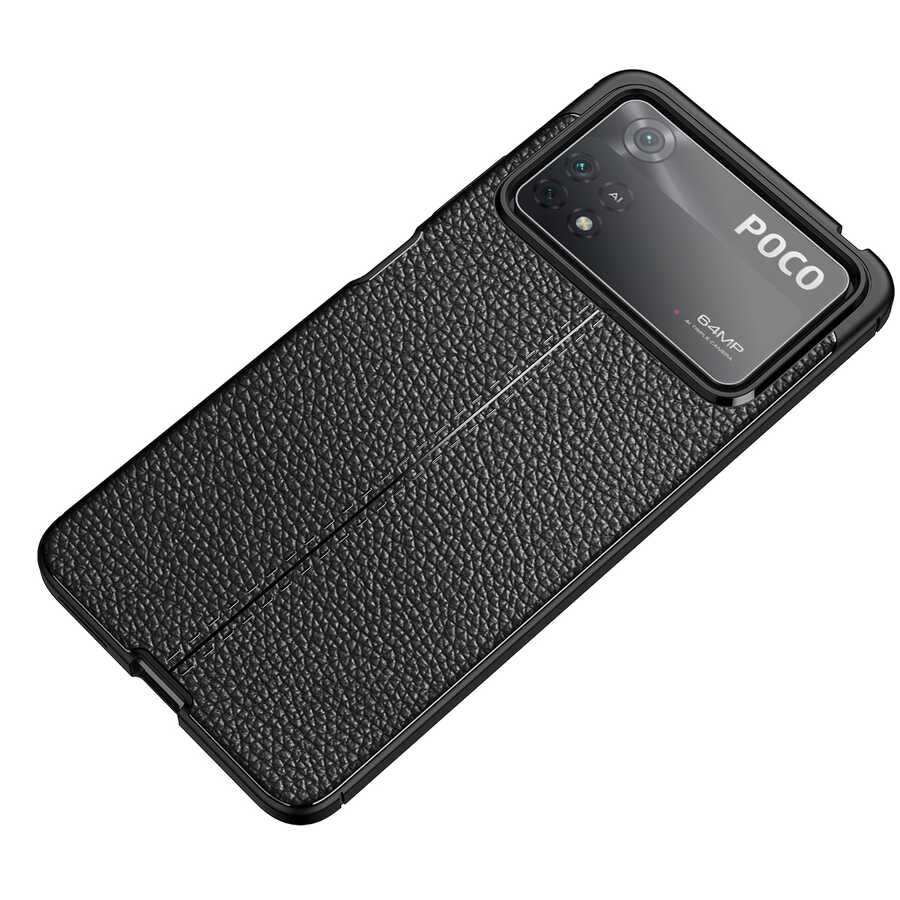 Xiaomi Poco X4 Pro 5G Kılıf Zore Niss Silikon Kapak Siyah