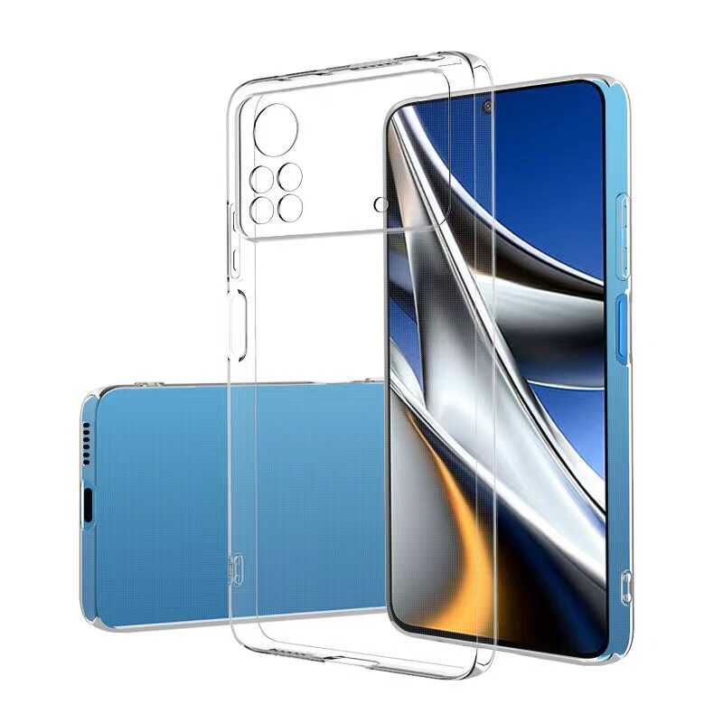 Xiaomi Poco X4 Pro 5G Kılıf Zore Süper Silikon Kapak Renksiz