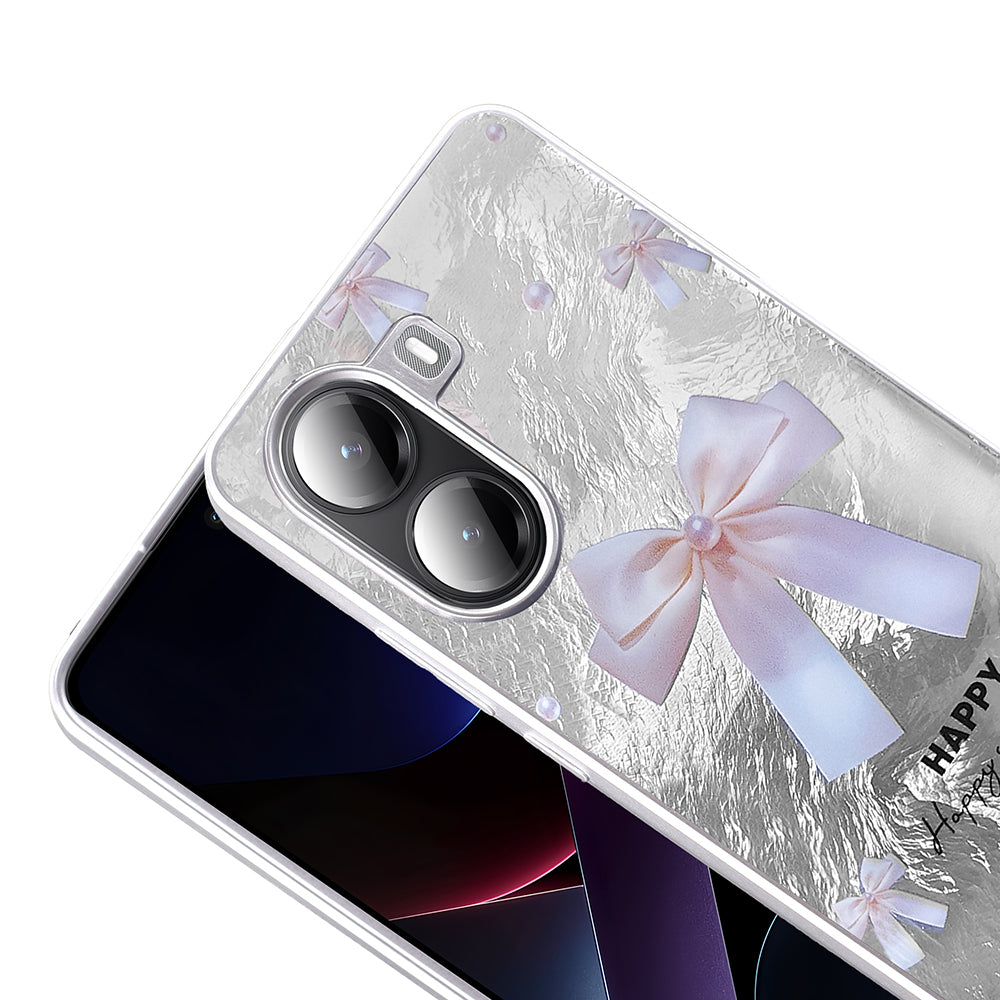 Xiaomi Poco X7 Pro Kılıf Desenli Zore Mep Kapak Gold Leopar