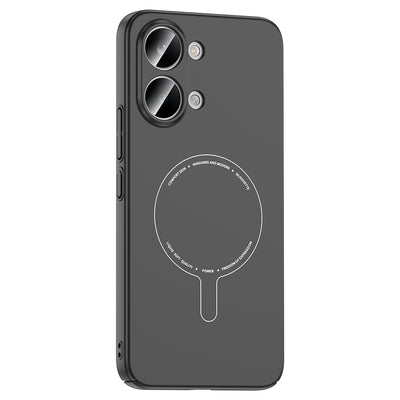 Xiaomi Poco X8 Pro Max Kılıf M-Safe Şarj Özellikli Kamera Korumalı Zore Elio Sert PC Kapak