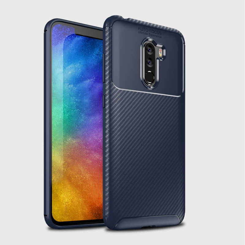 Xiaomi Pocophone F1 Kılıf Zore Negro Silikon Kapak Siyah