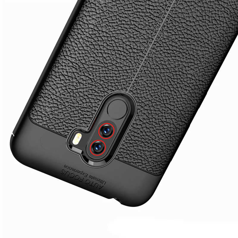 Xiaomi Pocophone F1 Kılıf Zore Niss Silikon Kapak Lacivert