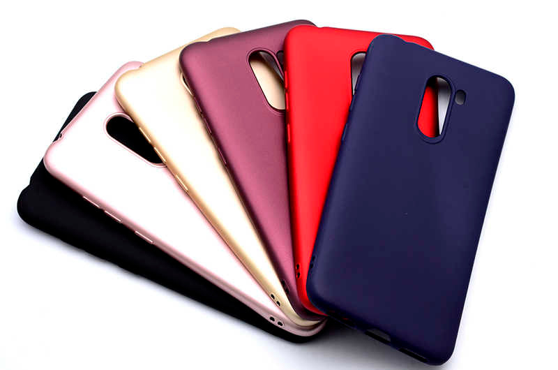 Xiaomi Pocophone F1 Kılıf Zore Premier Silikon Kapak Rose Gold