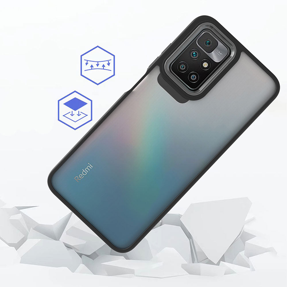 Xiaomi Redmi 10 Kılıf Zore Flora Kapak Kırmızı