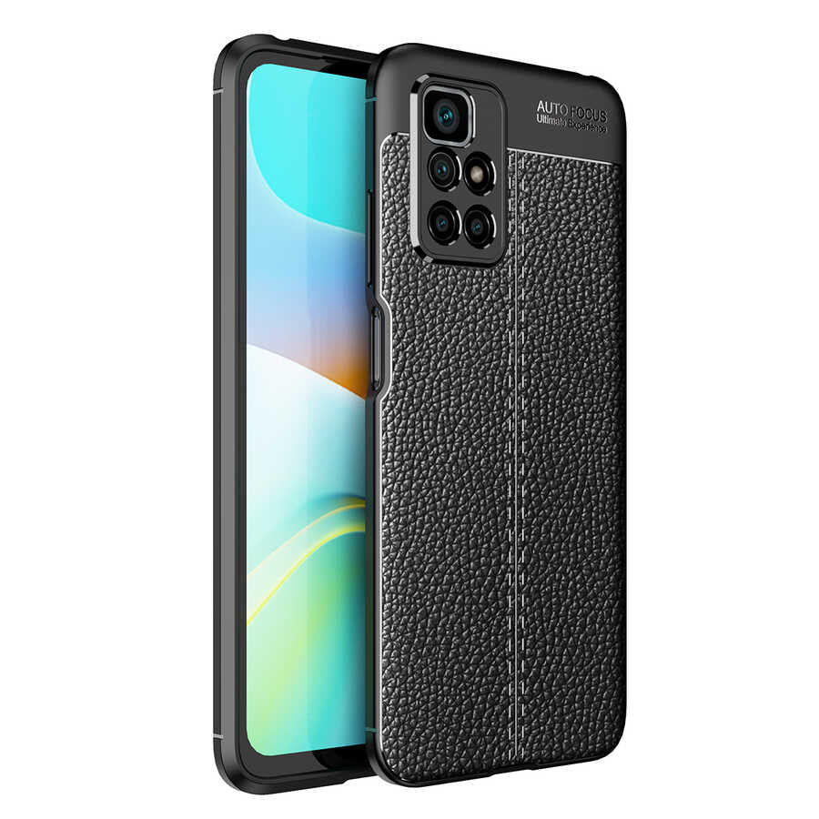 Xiaomi Redmi 10 Kılıf Zore Niss Silikon Kapak Siyah