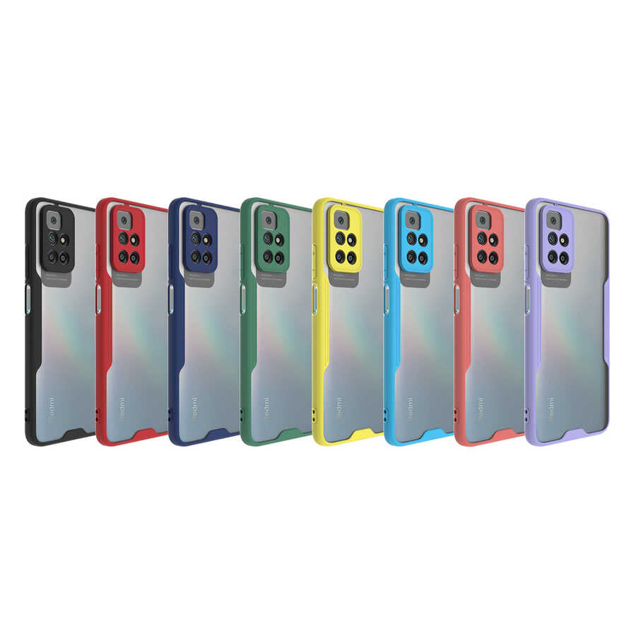 Xiaomi Redmi 10 Kılıf Zore Parfe Kapak Mor