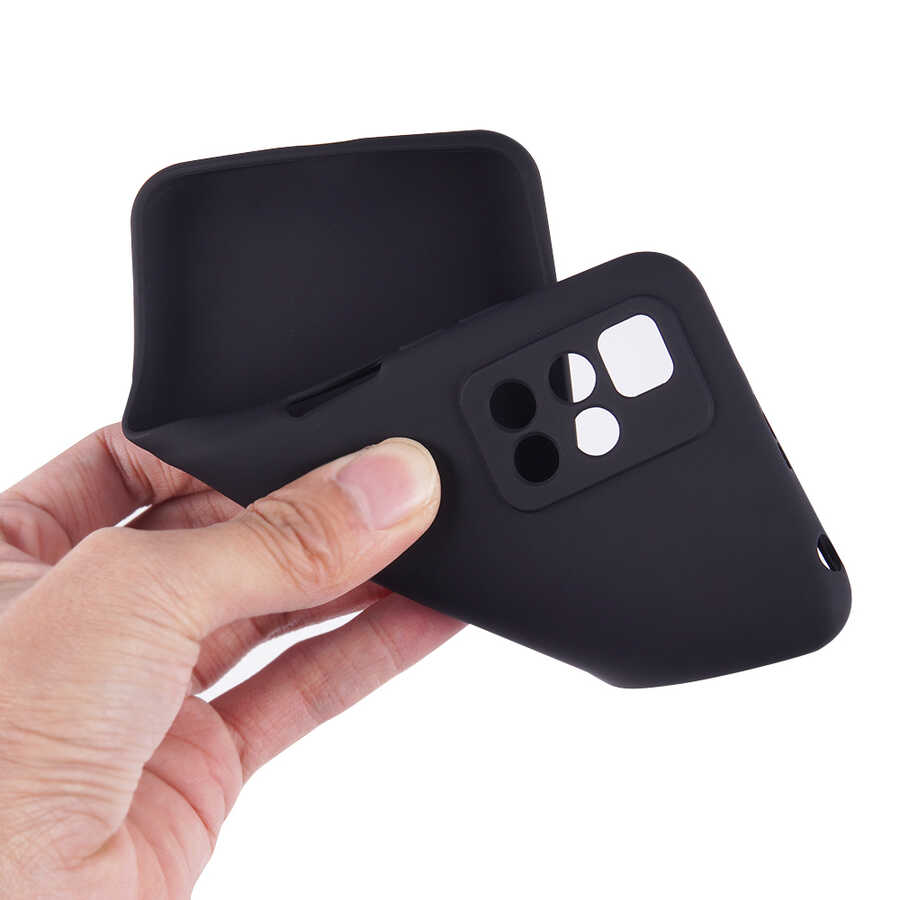 Xiaomi Redmi 10 Kılıf Zore Premier Silikon Kapak Mürdüm