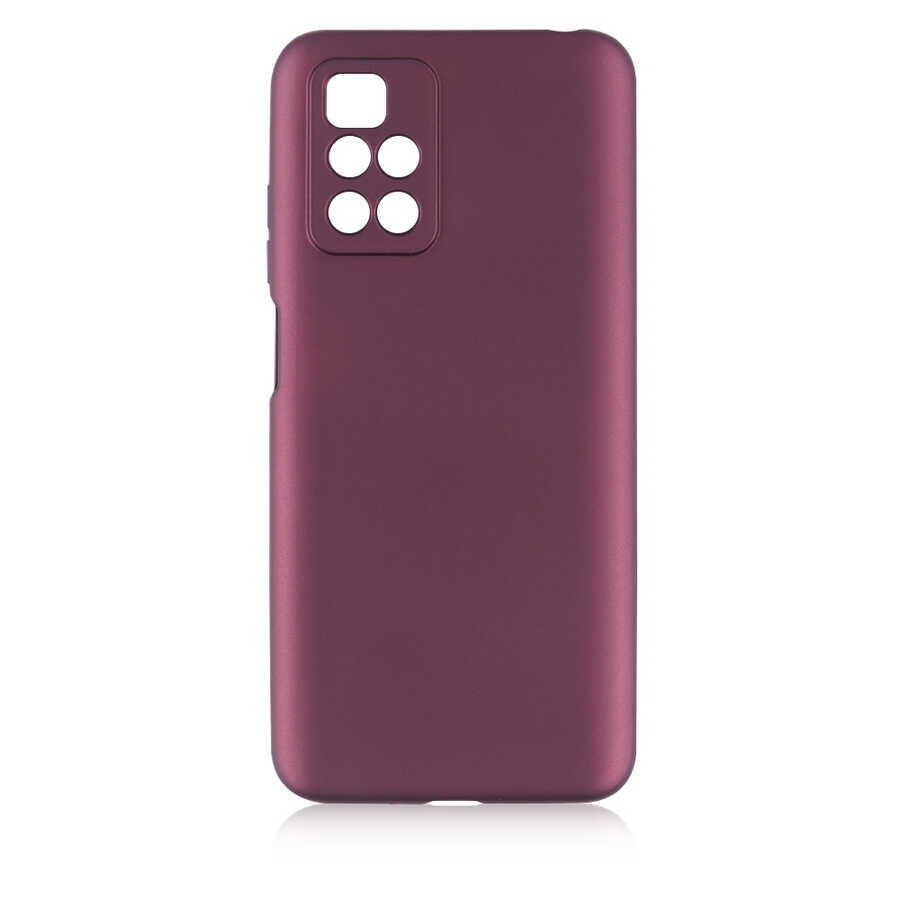 Xiaomi Redmi 10 Kılıf Zore Premier Silikon Kapak Mürdüm