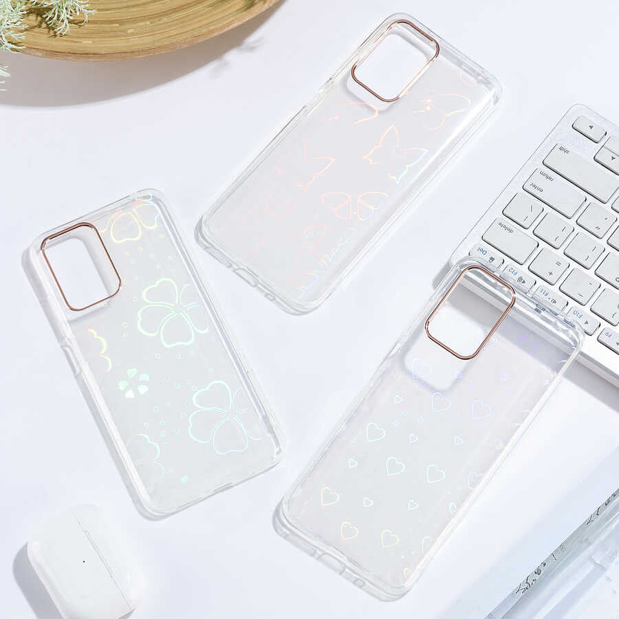 Xiaomi Redmi 10 Kılıf Zore Sidney Desenli Sert Kapak Flower No3