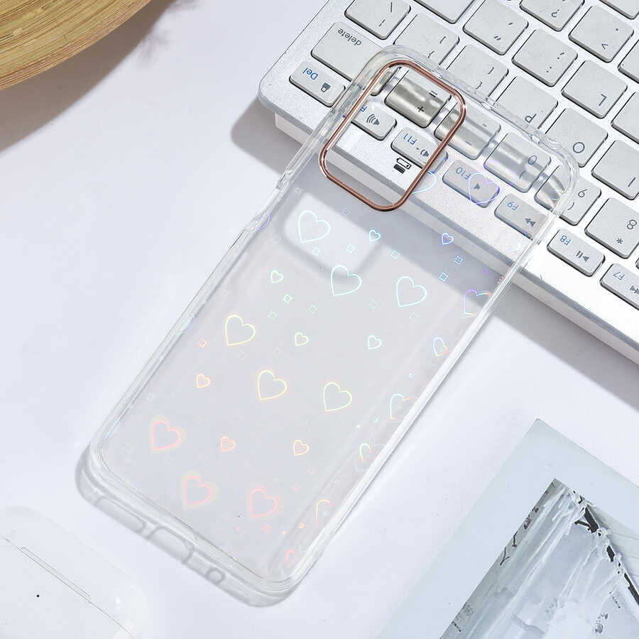 Xiaomi Redmi 10 Kılıf Zore Sidney Desenli Sert Kapak Heart No1