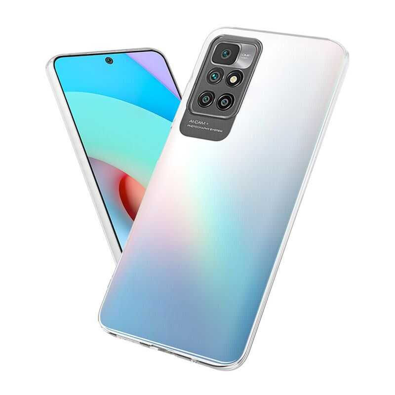 Xiaomi Redmi 10 Kılıf Zore Süper Silikon Kapak Renksiz
