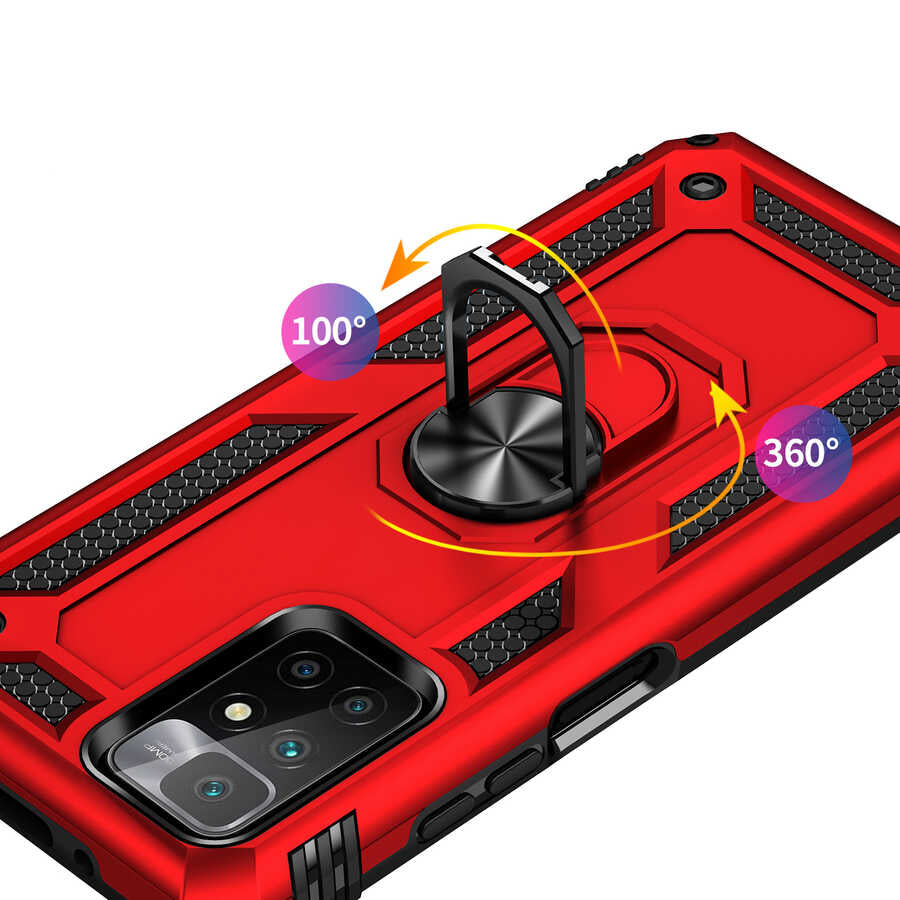 Xiaomi Redmi 10 Kılıf Zore Vega Kapak Rose Gold