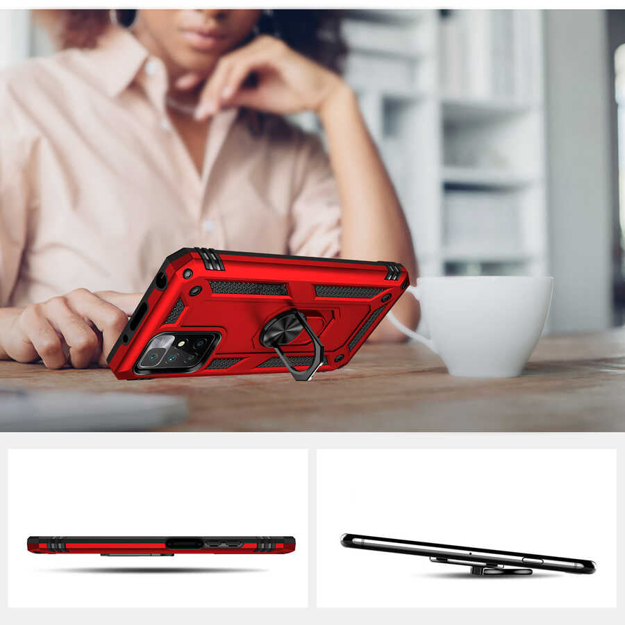 Xiaomi Redmi 10 Kılıf Zore Vega Kapak Rose Gold