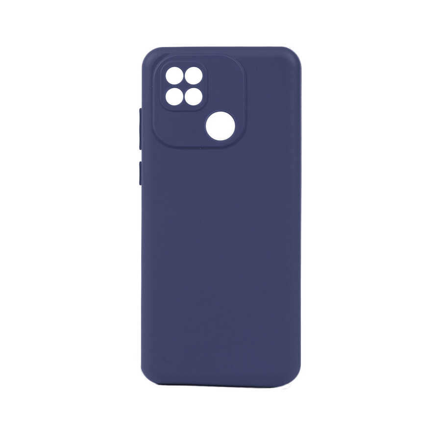 Xiaomi Redmi 10C Kılıf Zore Biye Silikon Lacivert