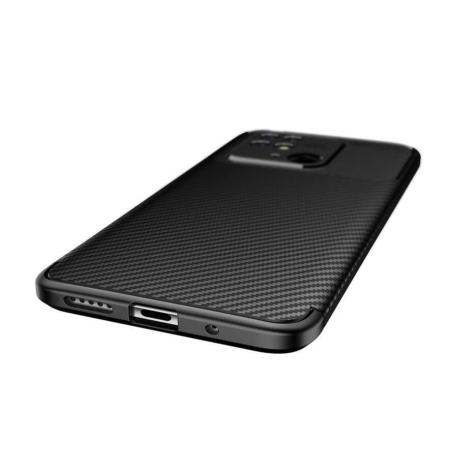 Xiaomi Redmi 10C Kılıf Zore Negro Silikon Kapak Lacivert