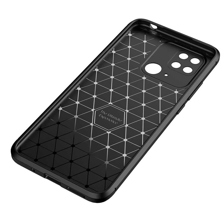 Xiaomi Redmi 10C Kılıf Zore Negro Silikon Kapak Siyah