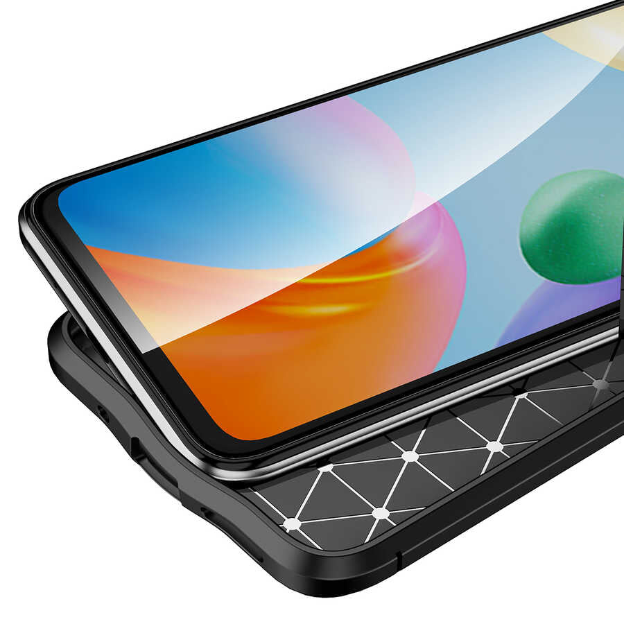 Xiaomi Redmi 10C Kılıf Zore Niss Silikon Kapak Lacivert