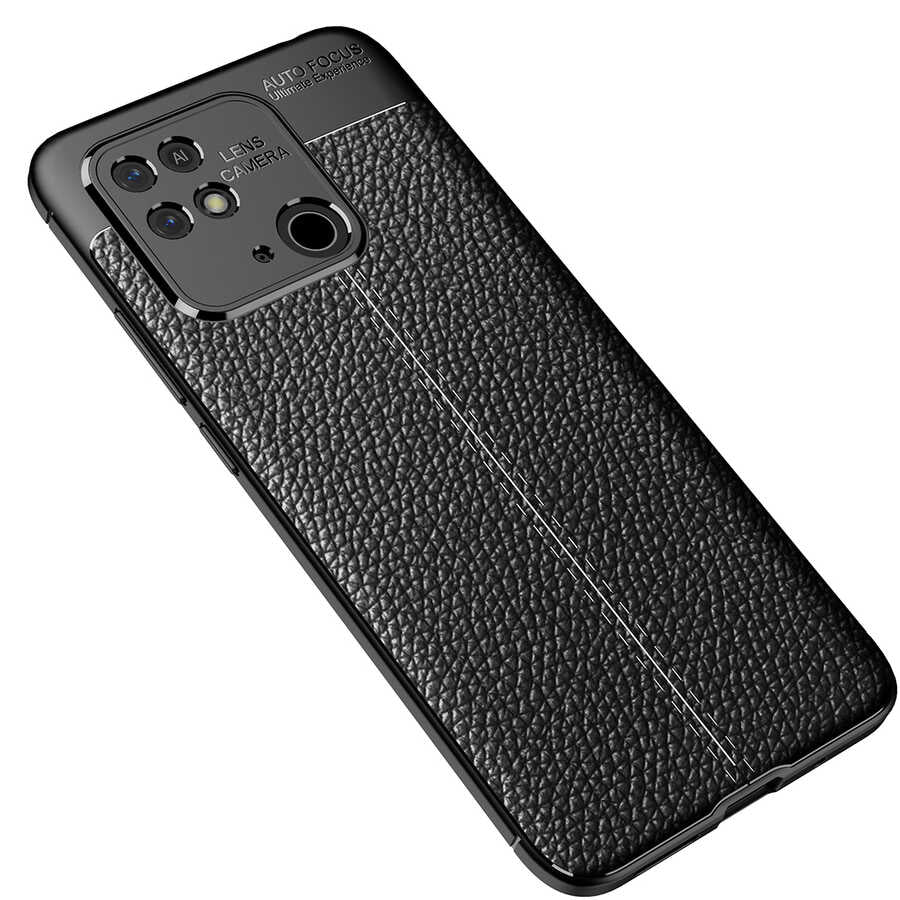Xiaomi Redmi 10C Kılıf Zore Niss Silikon Kapak Lacivert