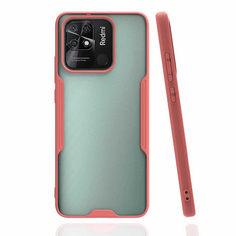 Xiaomi Redmi 10C Kılıf Zore Parfe Kapak Pembe
