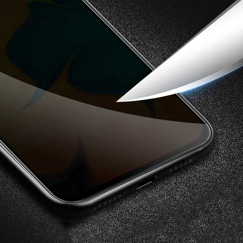 Xiaomi Redmi 10C Zore New 5D Privacy Temperli Ekran Koruyucu Siyah