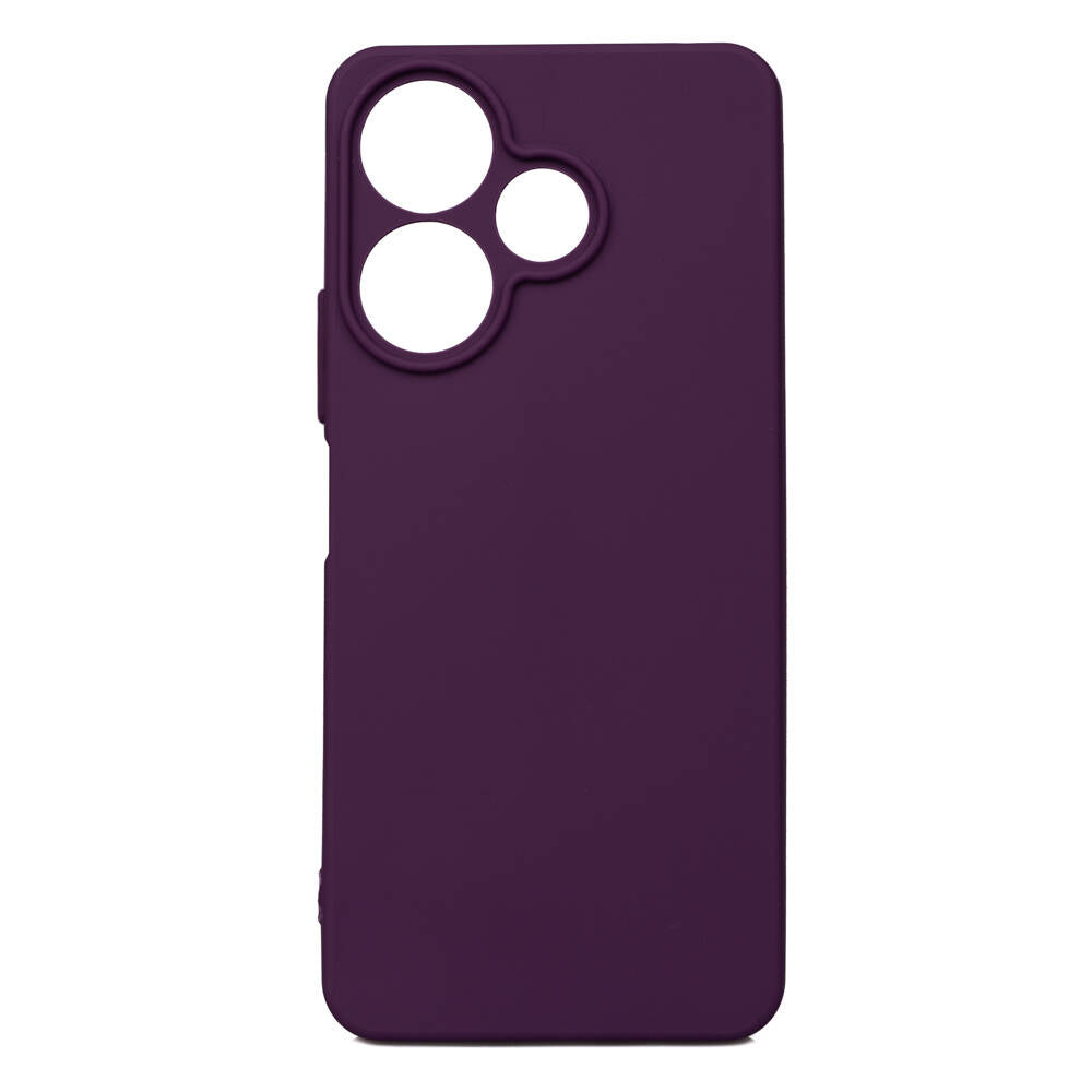 Xiaomi Redmi 13 4G Kılıf Zore Biye Silikon Siyah