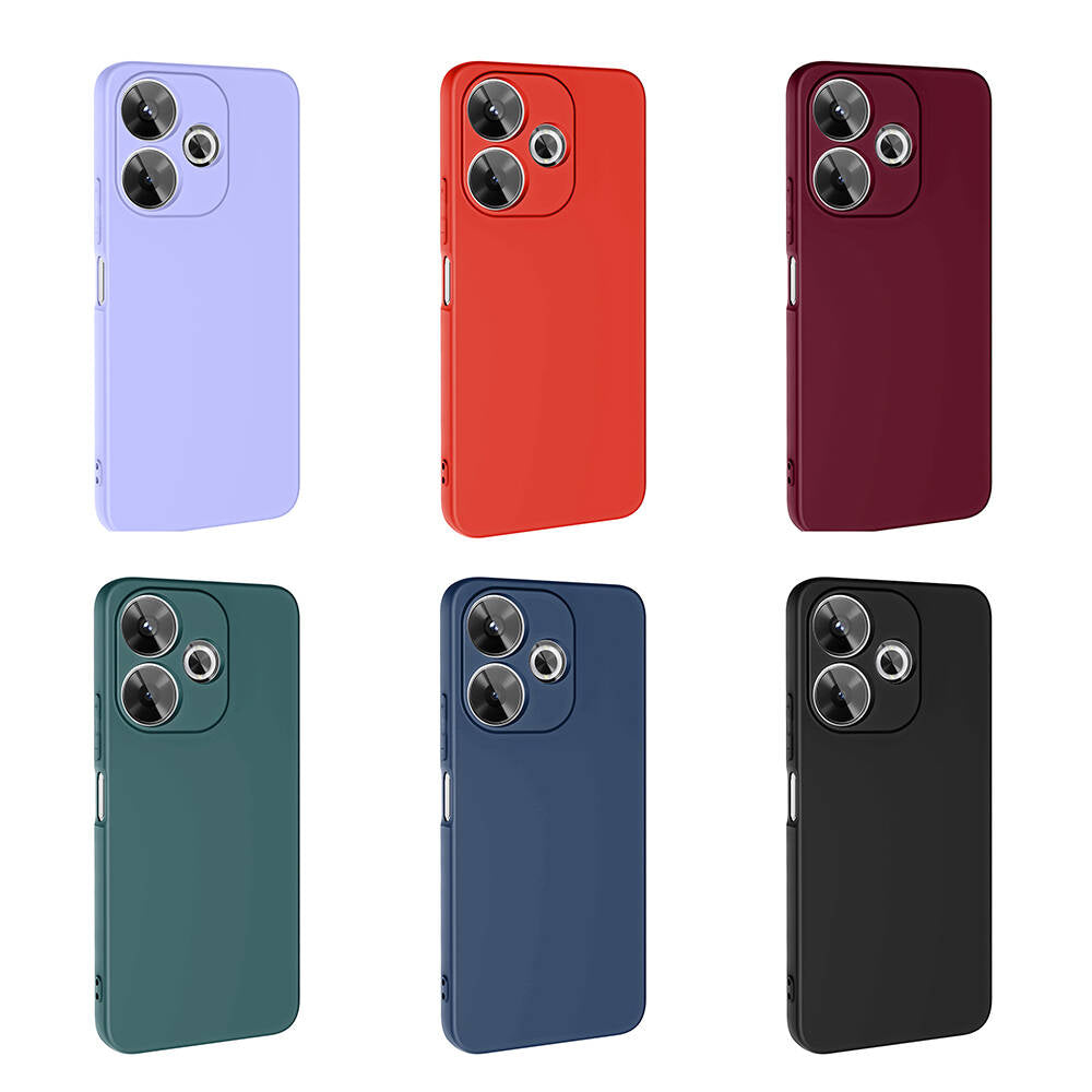 Xiaomi Redmi 13 4G Kılıf Zore Mara Lansman Kapak Koyu Mor