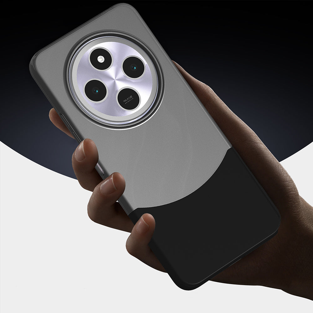 Xiaomi Redmi 14C 4G Kılıf Mıknatıslı Zore Duble Kapak Gri