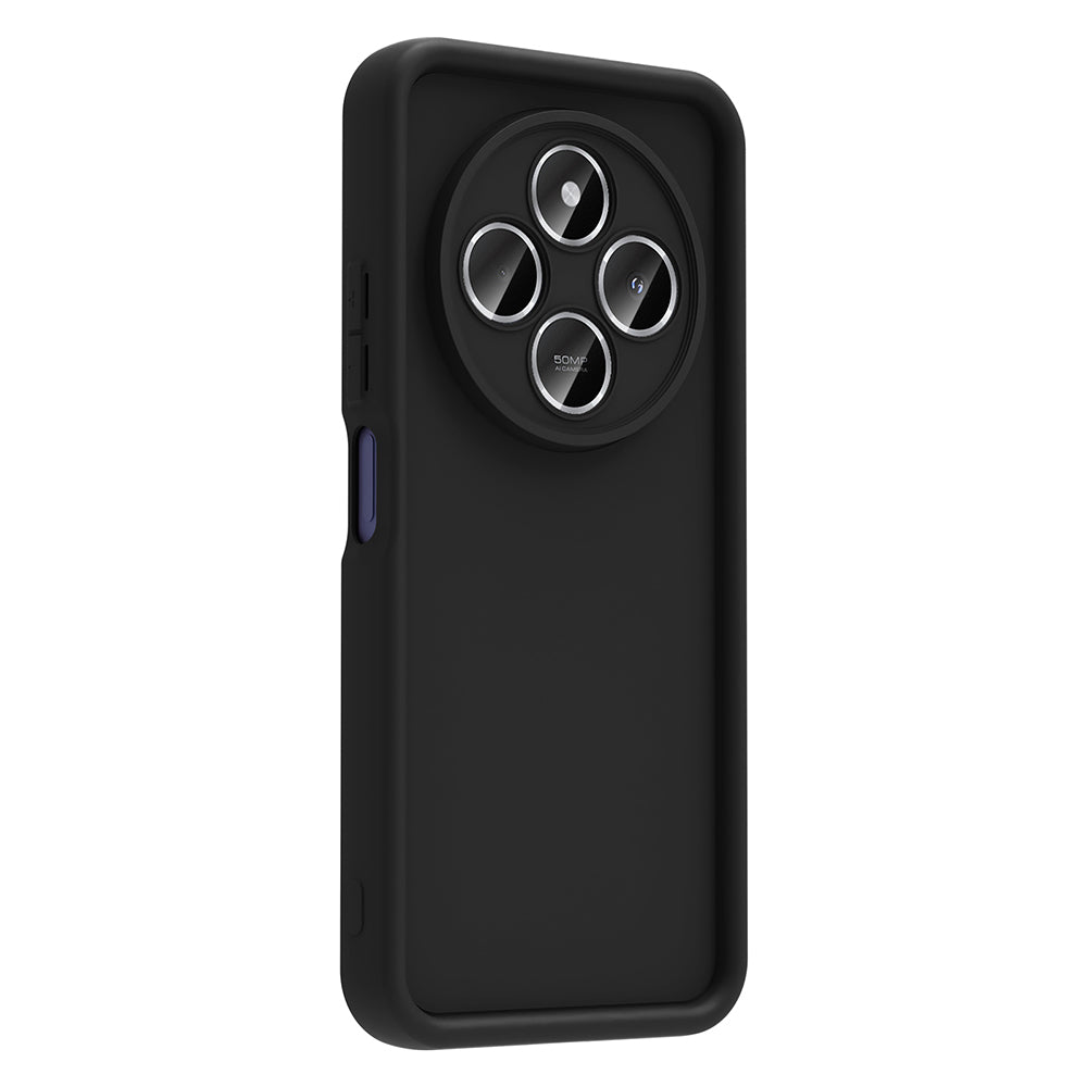 Xiaomi Redmi 14C Kılıf Kamera Korumalı Zore Ananas Kapak Mürdüm