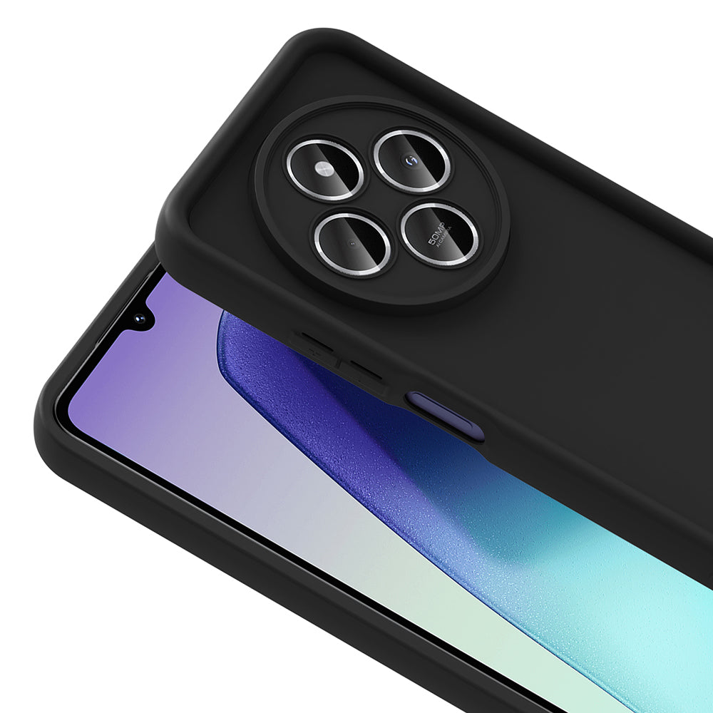 Xiaomi Redmi 14C Kılıf Kamera Korumalı Zore Ananas Kapak Siyah