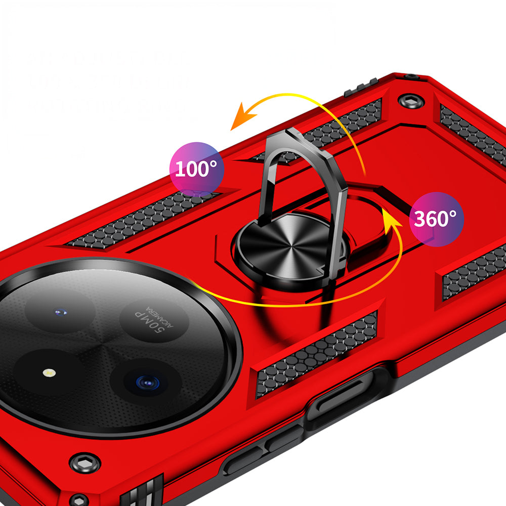 Xiaomi Redmi 14C Kılıf Zore Vega Kapak Kırmızı